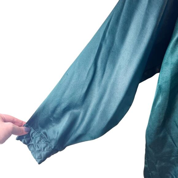 Vintage Victoria’s Secret Green Nightgown Button Down Shirt Dress‎ M/L - Picture 3 of 8